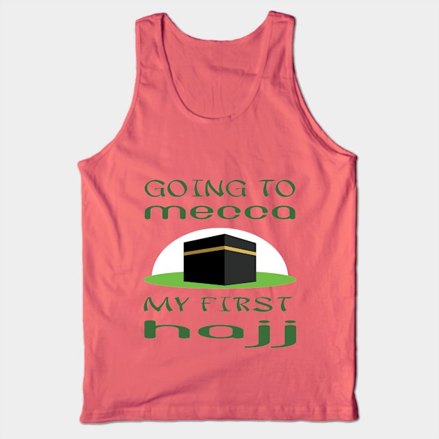 Mecca-Hajj- Eid el Adha el Mubarak Tank Top by egygraphics